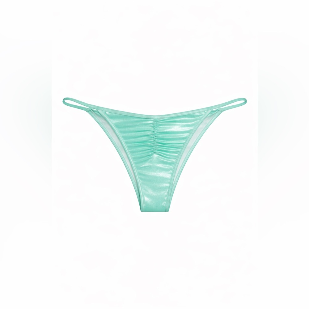 Mint Green 💎 Bikini Competition Suit | Stage Fitness Swimwear | CUSTOM SMALL - Picture 3 of 3